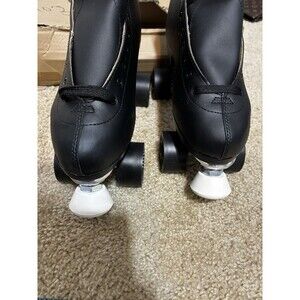 CHICAGO Skates Men's Premium Leather Lined Rink Roller Skate - Classic Black-12